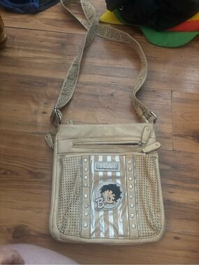 Betty boop bedazzled crossbody bag